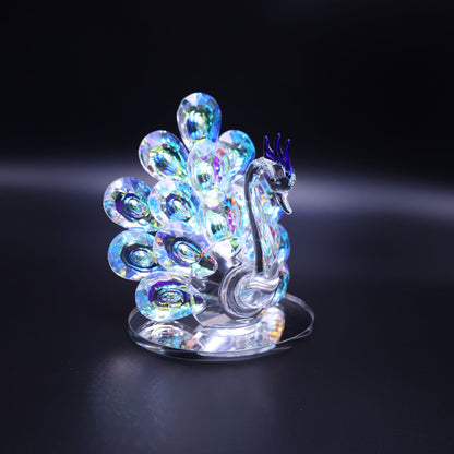 Elegant Peacock Crystal
