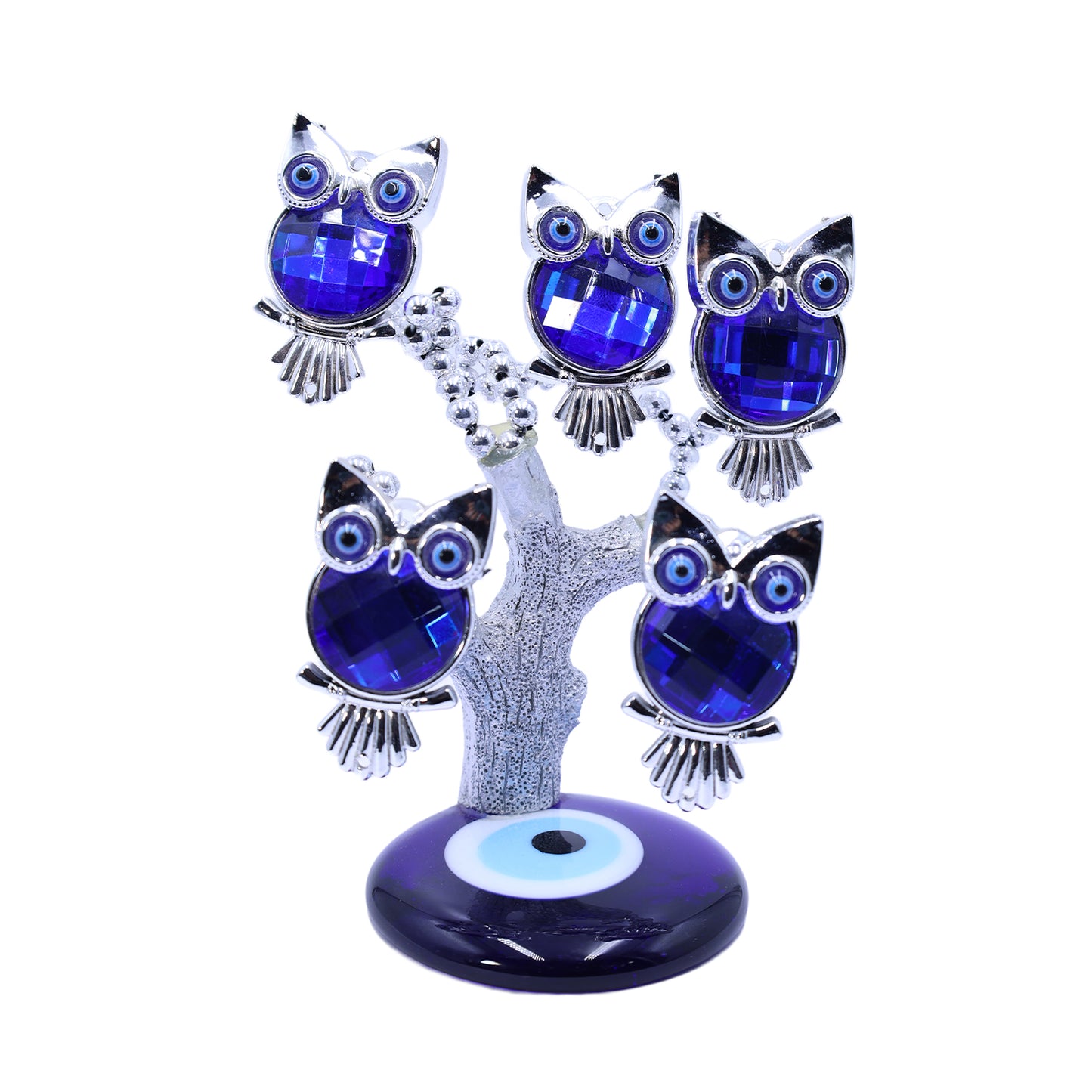 Five Owl Evil Eye Tree