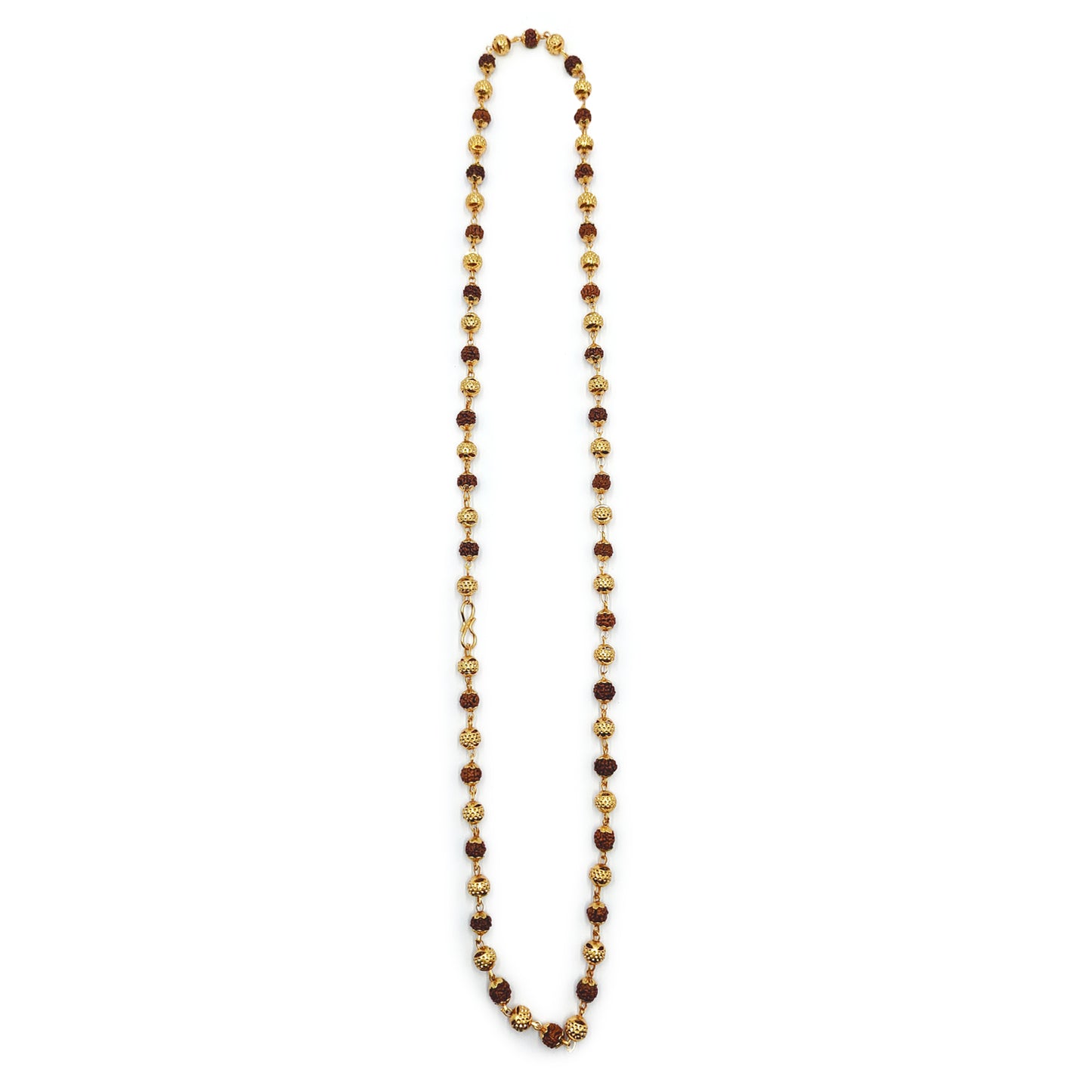 Gold Plated Rudraksha Mala For Women