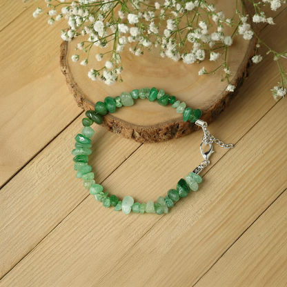 Green Aventurine Chips Bracelet