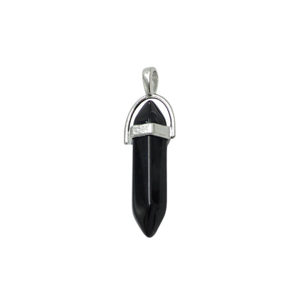 Black Obsidian Crystal Pendant