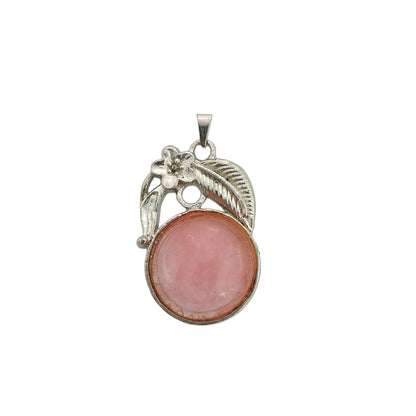 Rose Quartz Round Crystal Pendant