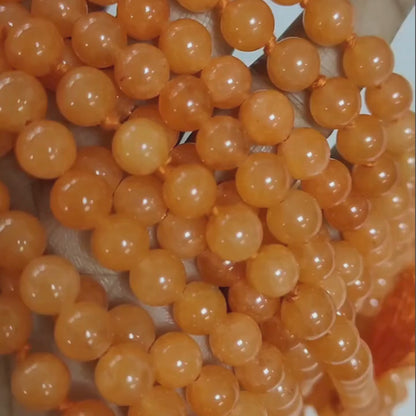 Orange Aventurine Mala