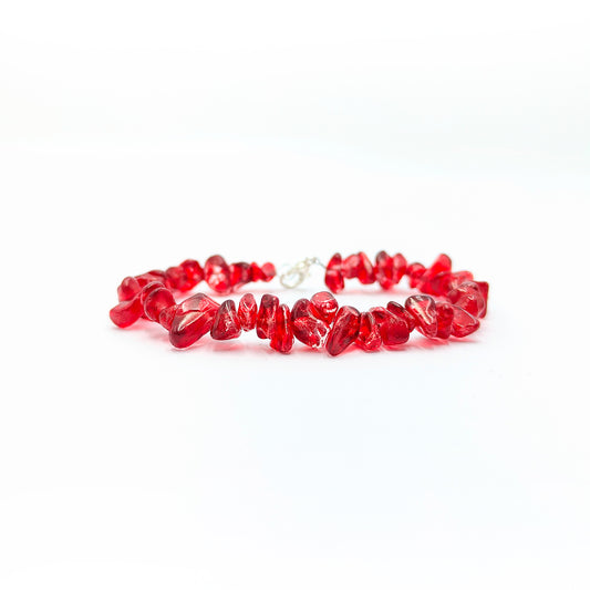 Red Jasper Chips Bracelet