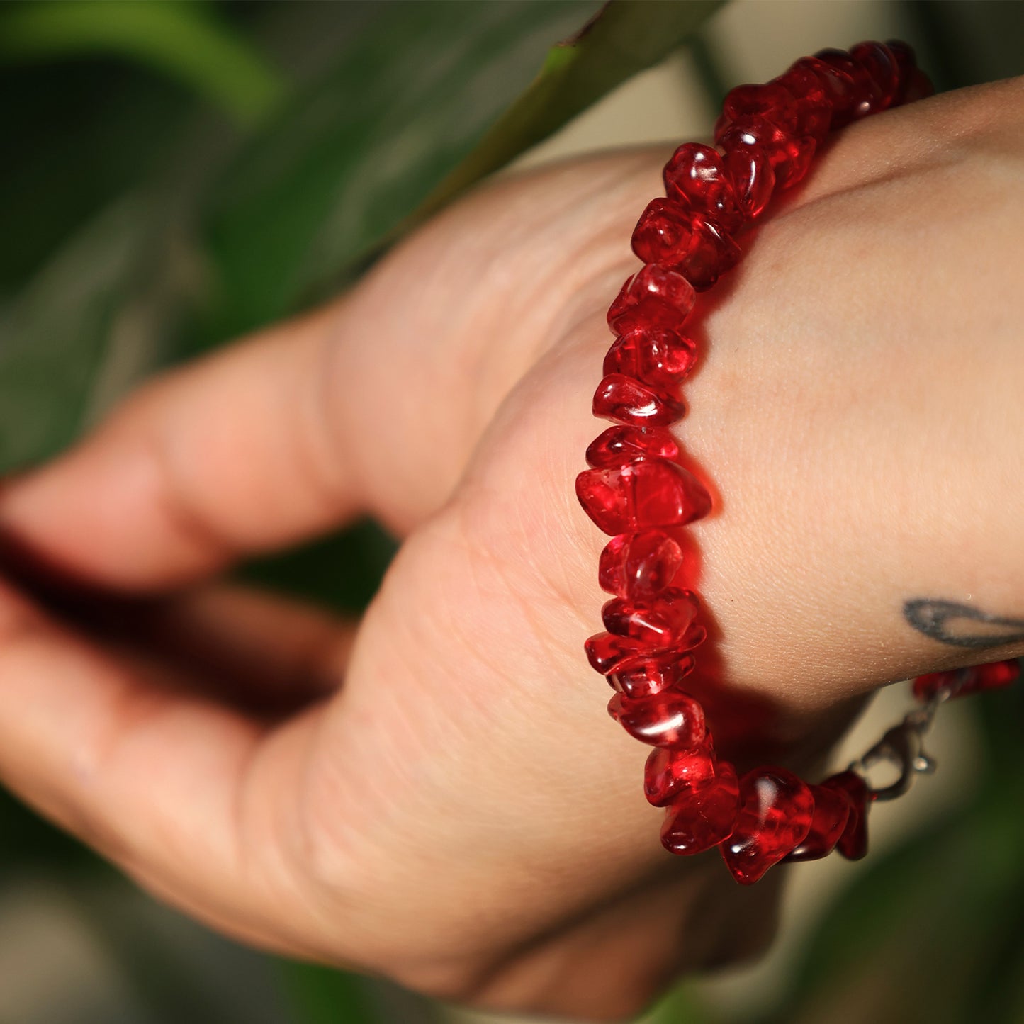 Red Jasper Chips Bracelet