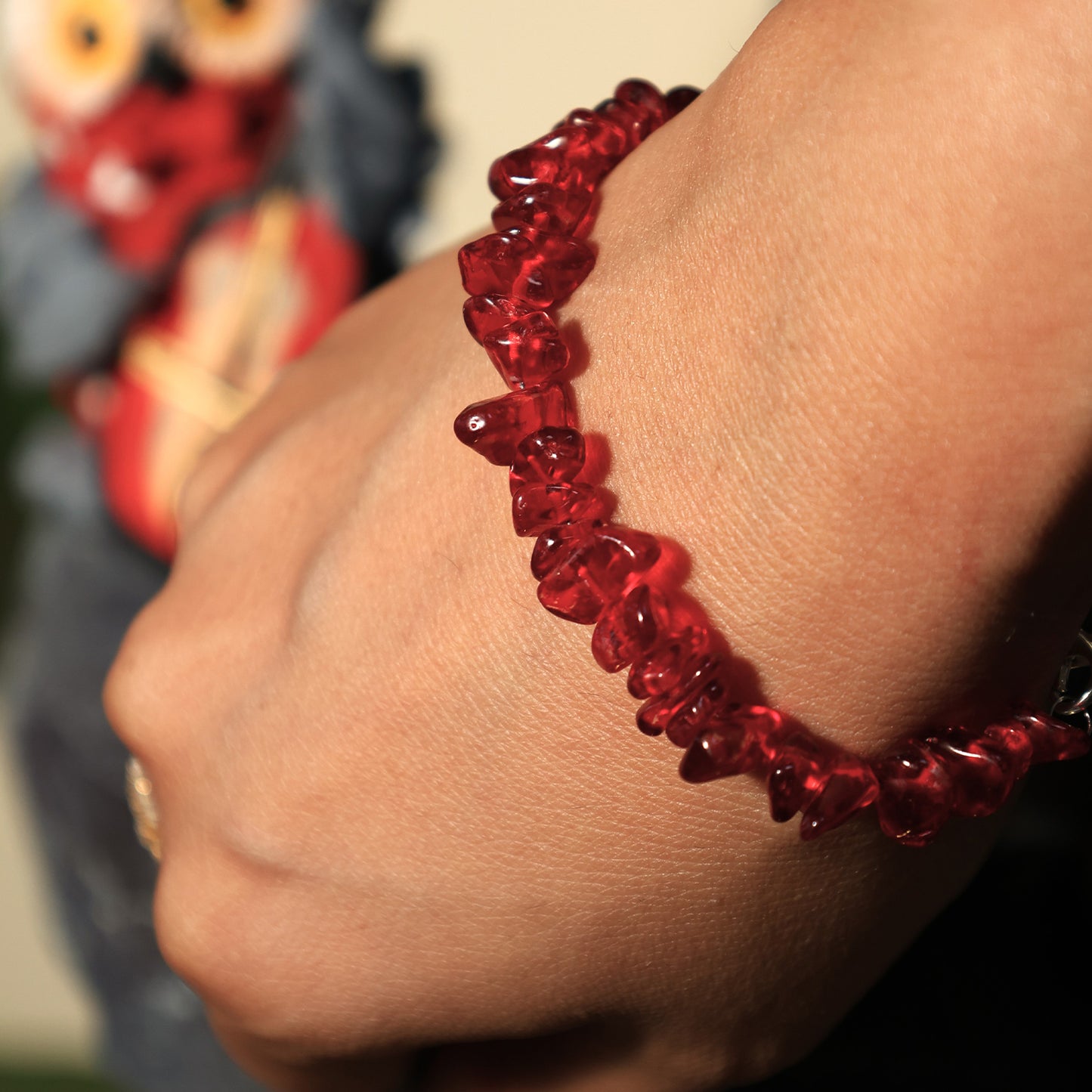 Red Jasper Chips Bracelet