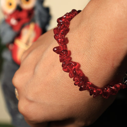 Red Jasper Chips Bracelet