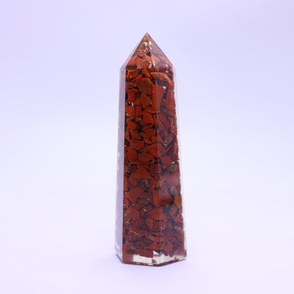 Red Jasper Candle