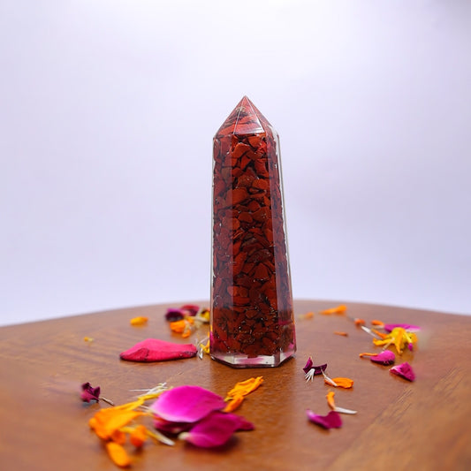 Red Jasper Candle