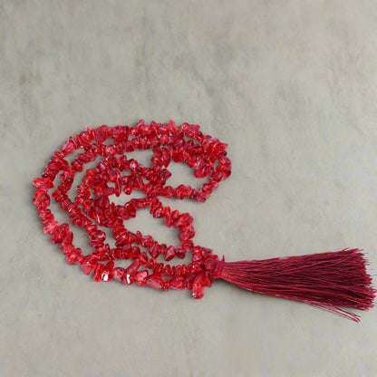 Red Jasper Chips Mala