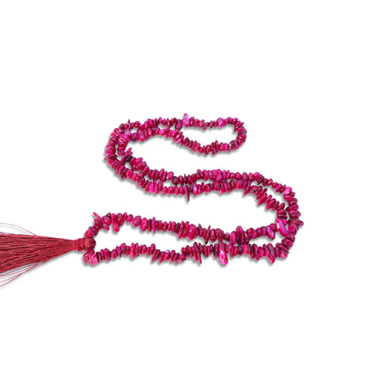 Rhodolite Garnet Chips Mala
