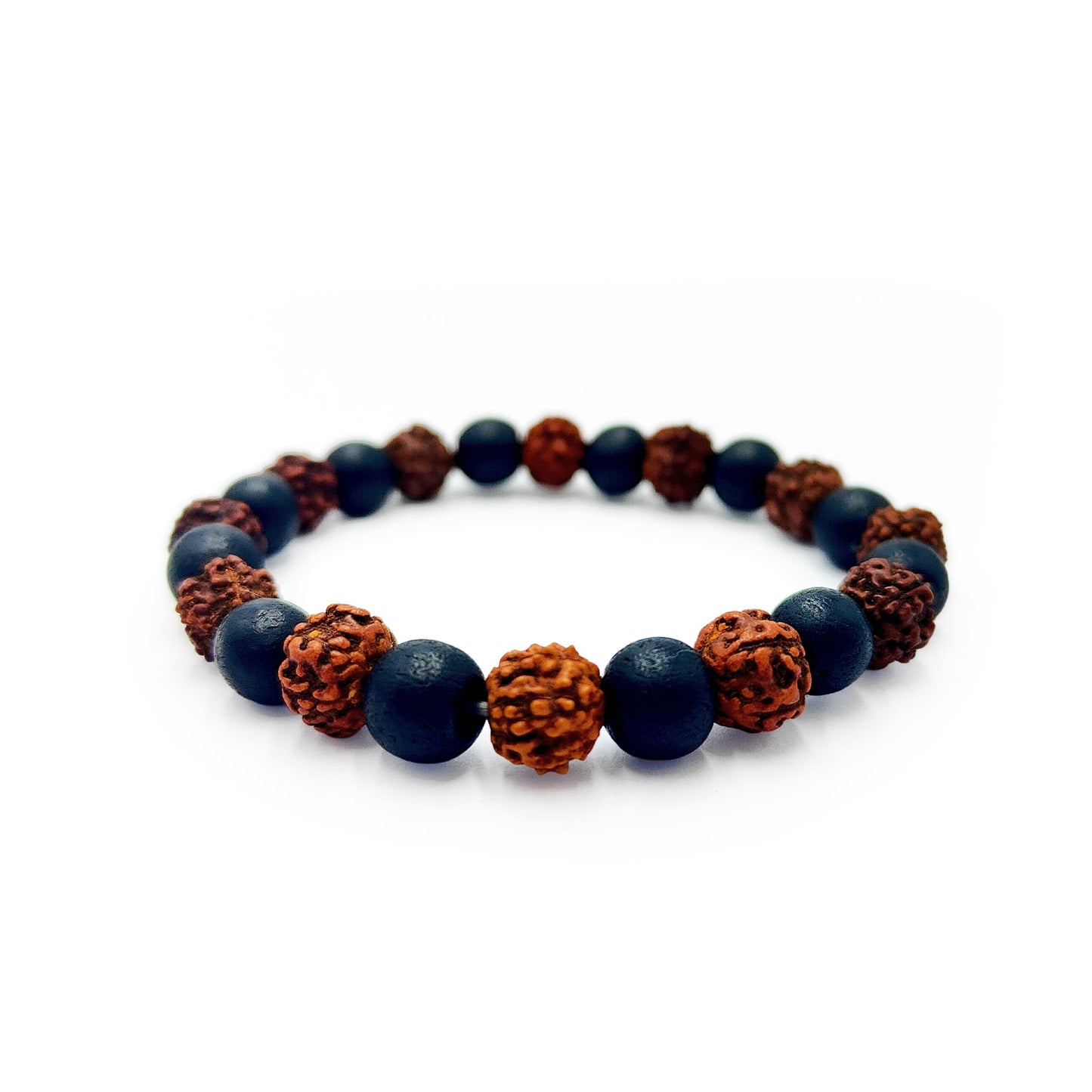 Rudraksha Karungali Bracelet