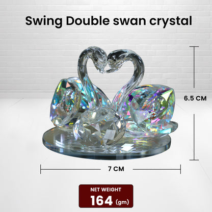 Swing Double Swan Crystal