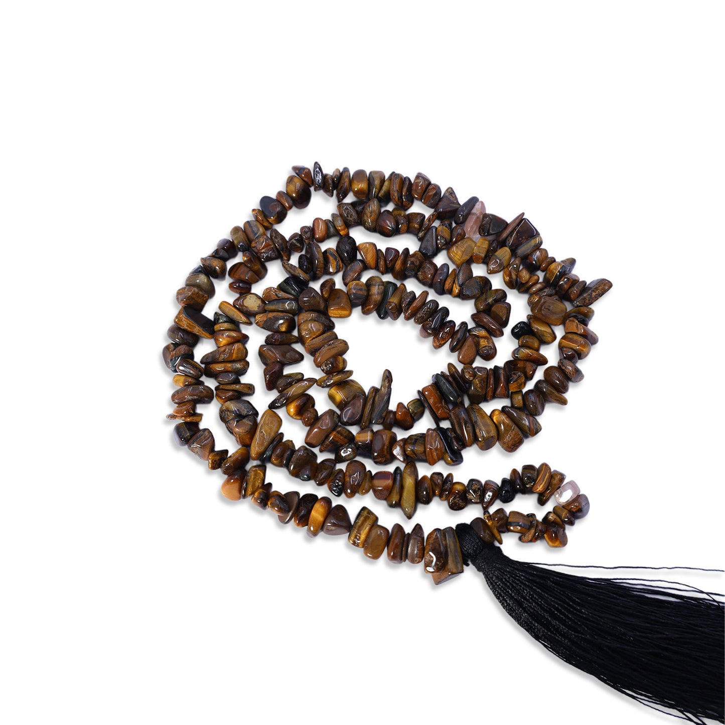 Tiger Eye Chips Mala