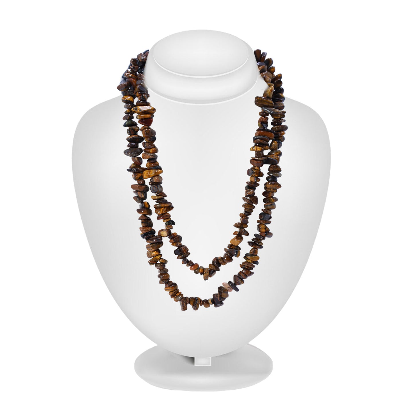 Tiger Eye Chips Mala