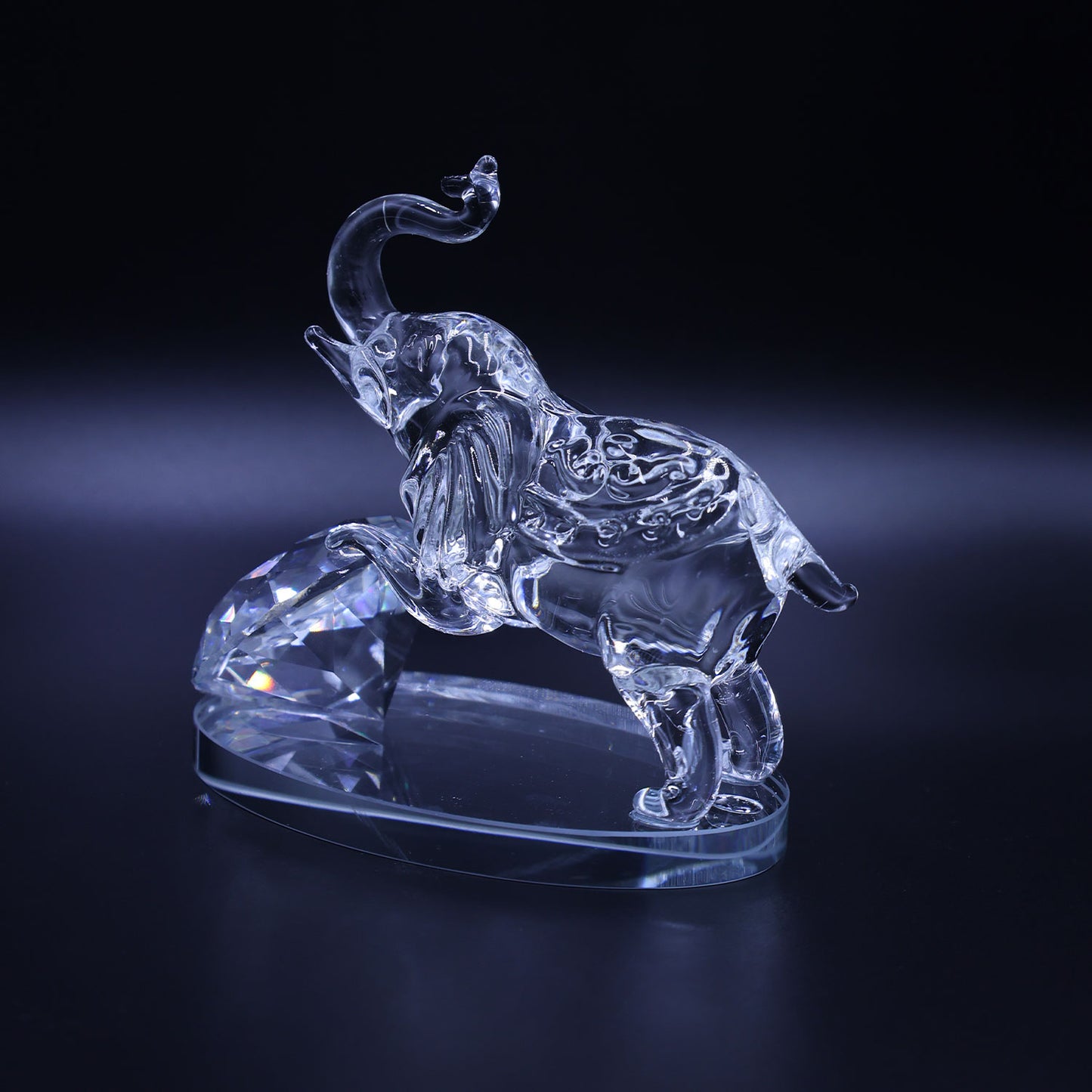 Transparent Elephant Crystal