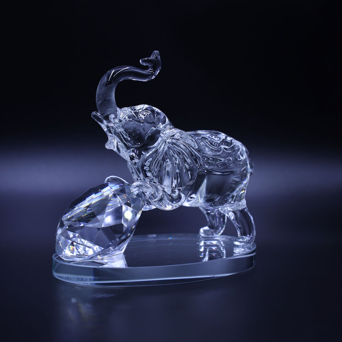 Transparent Elephant Crystal