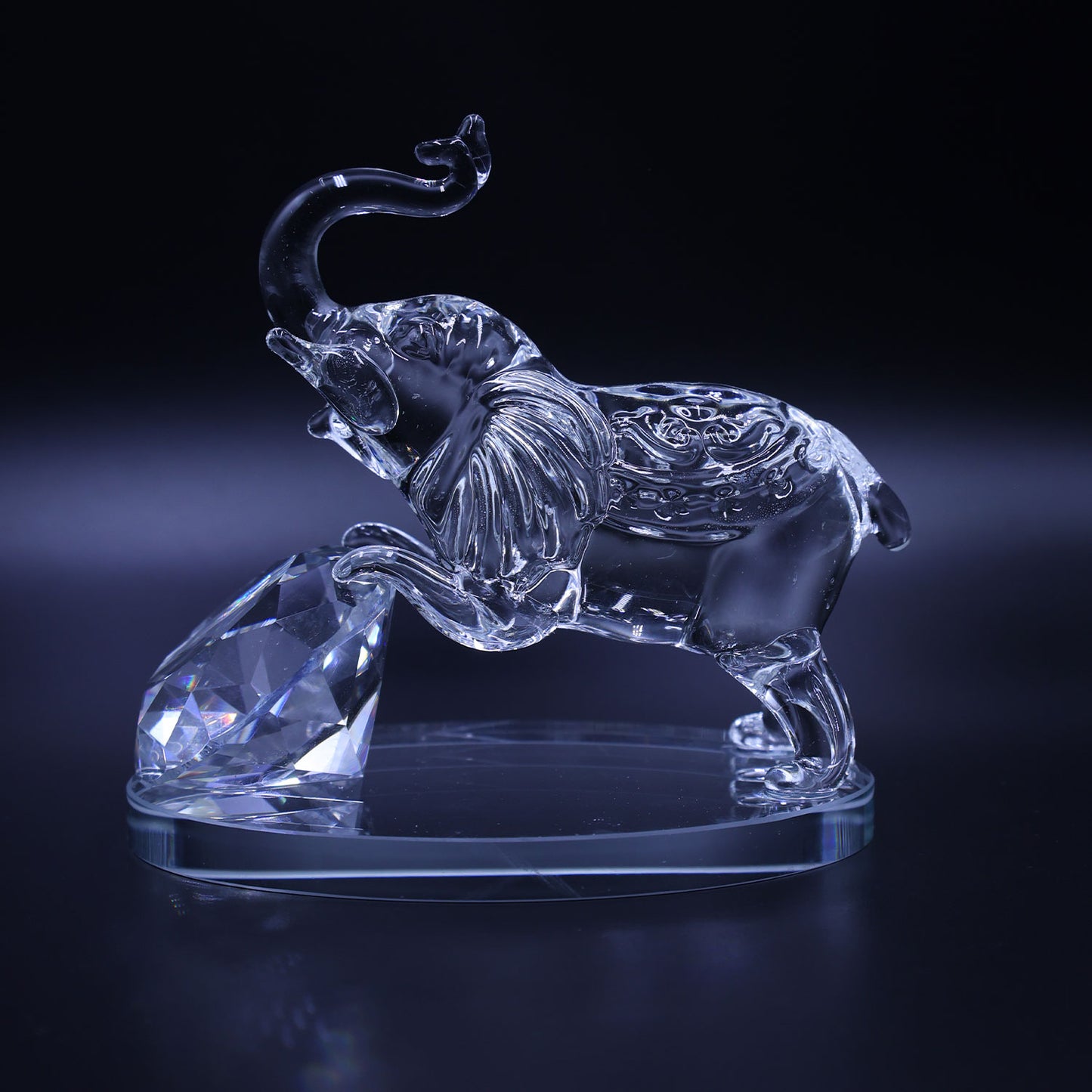Transparent Elephant Crystal