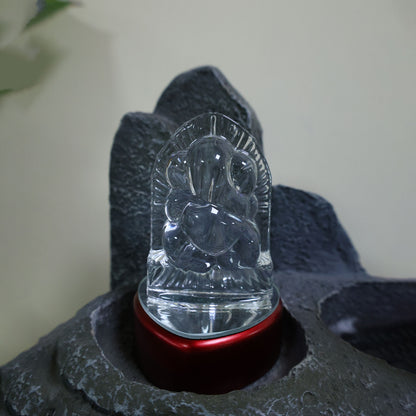 Transparent Ganesh Ji Crystal