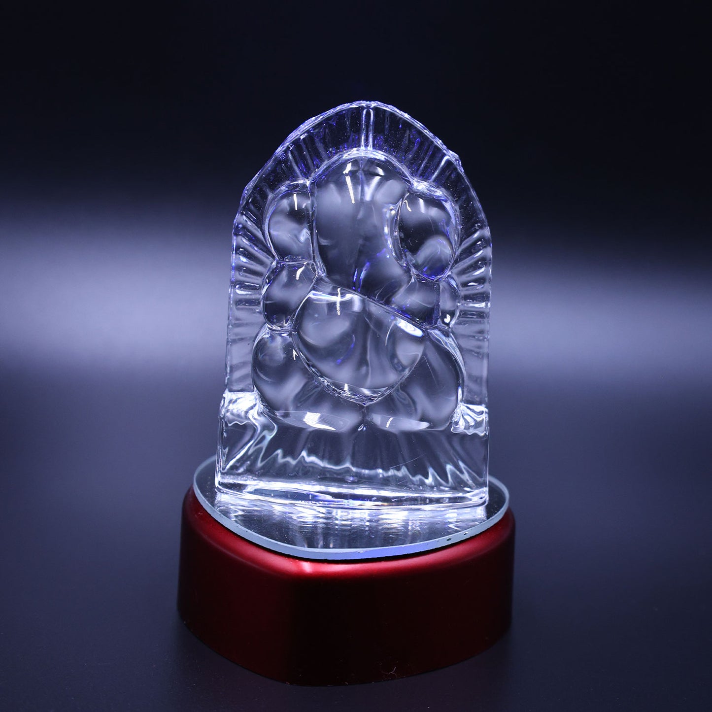 Transparent Ganesh Ji Crystal