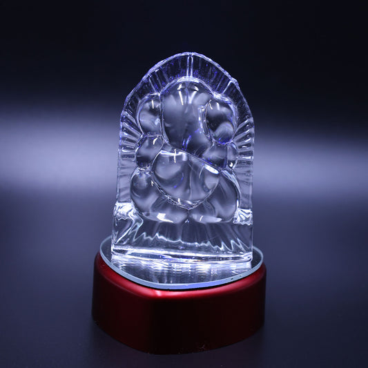 Transparent Ganesh Ji Crystal