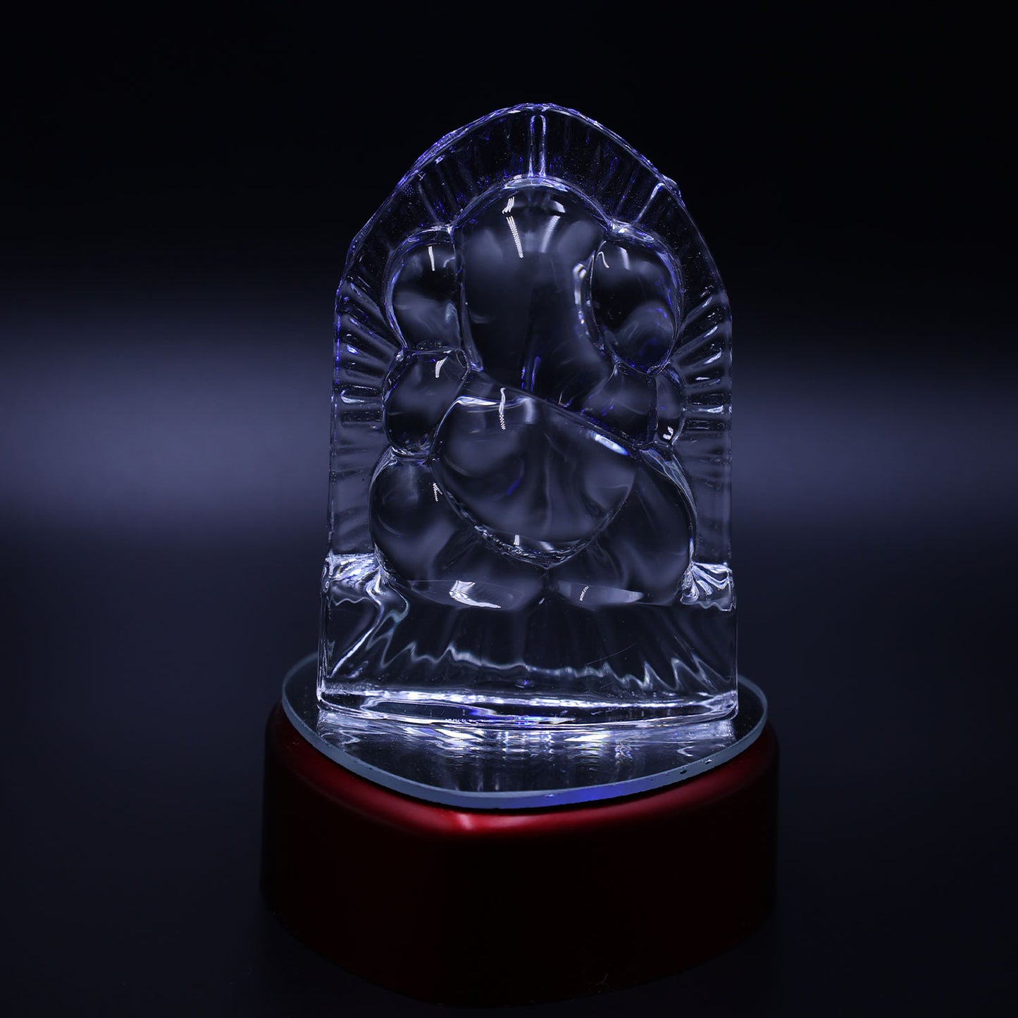 Transparent Ganesh Ji Crystal