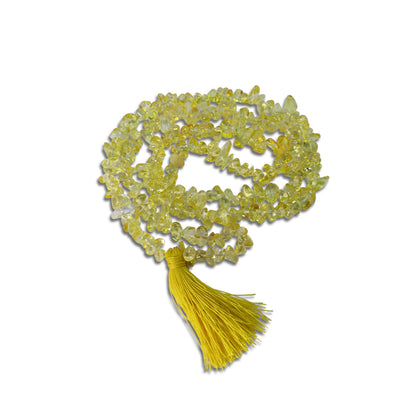 Yellow Opal Chips Mala