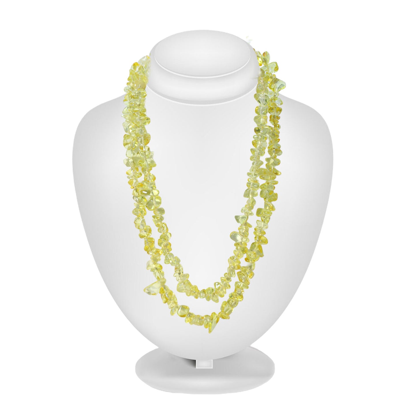 Yellow Opal Chips Mala